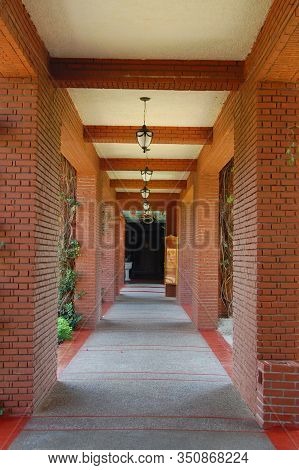 Ilocos Norte, Ph - Apr. 8: Corridor At Fort Ilocandia Resort On April 8, 2009 In Ilocos Norte, Phili