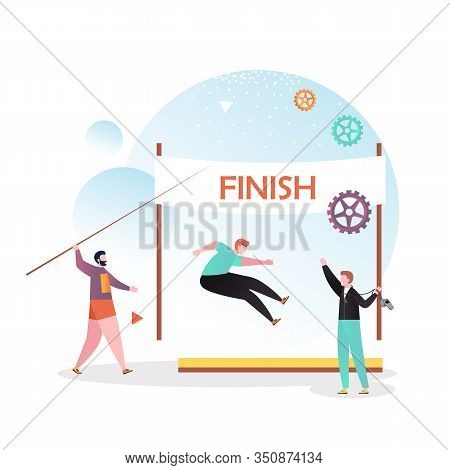 Athletics Vector Concept For Web Banner, Website Page