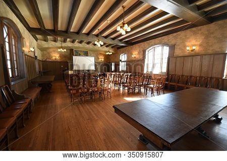 Chicago, Il February 14, 2020, Jane Addams Hull House And Museum Dining Hall Interior At The Univers