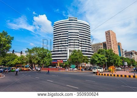 New Delhi, India - September 26, 2019: Gopaldas Ardee Tower Near The Connaught Place, The Largest Fi