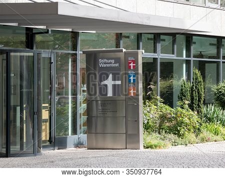 Berlin, Germany - July 16, 2019: At The Headquarters Of German Consumer Organisation And Foundation 