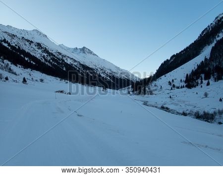Skitouring Paradise Silvretta Mountains In Austria