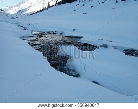 Skitouring Paradise Silvretta Mountains In Austria