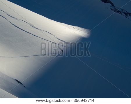 Skitouring Paradise Silvretta Mountains In Austria
