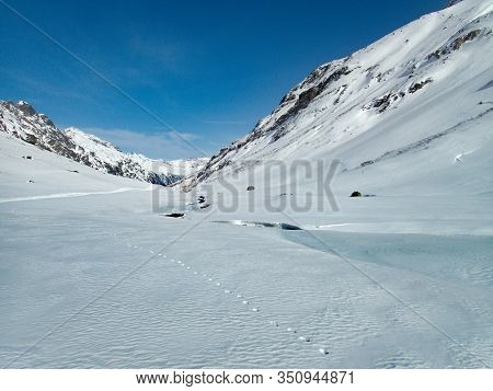 Skitouring Paradise Silvretta Mountains In Austria