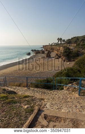 The Coves Of Vinaroz A Clear Day