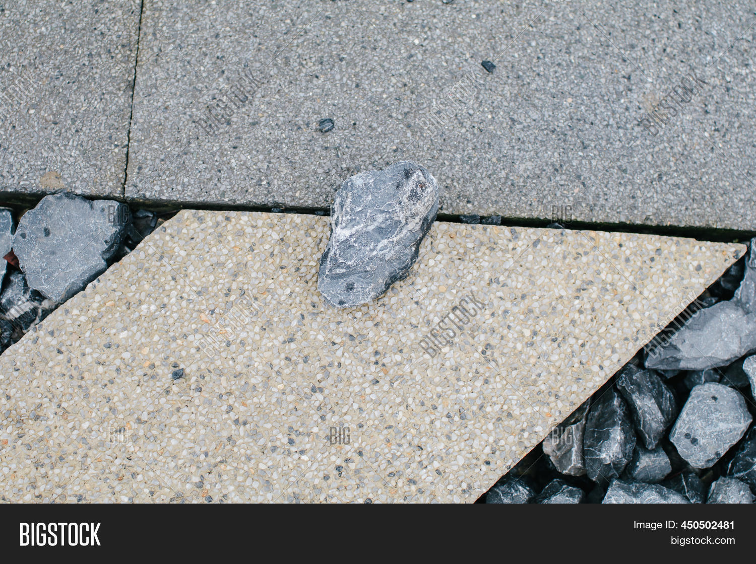Cement Rocks Pat Rock Cement Concrete. Image & Photo (Free Trial) | Bigstock