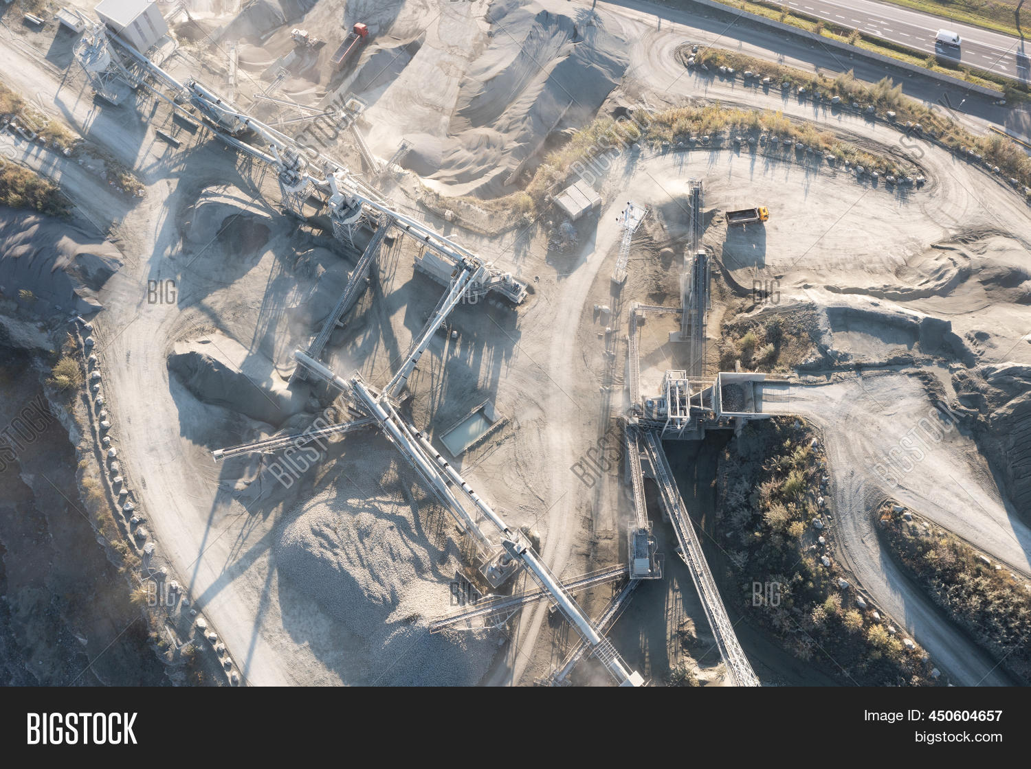 Aerial View Gravel Pit Image & Photo (Free Trial) Bigstock