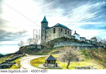 Medieval Castle In Europe In Czech Republic 
