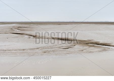 Coastal Cenery At Pellworm, A Island In North Frisia, Germany
