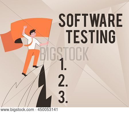 Writing Displaying Text Software Testing. Business Approach Investigation Provide Information About 