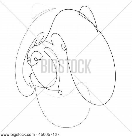 Continuous Line Chow Vector & Photo (Free Trial) | Bigstock