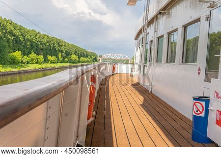 Deck Holiday Tourism Water Ransport, Luxury Sitting. Sailboat Shipboard Voyage, Journey Tourists Sea