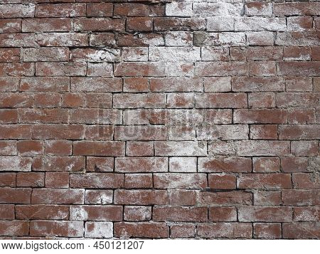 Efflorescence On Brick Wall