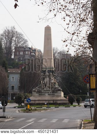 Crimean War Memorial In Turin