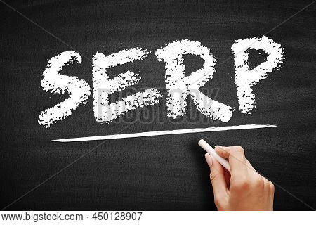 Serp - Search Engine Results Page Is The Page You See After Entering A Query Into Any Search Engine,