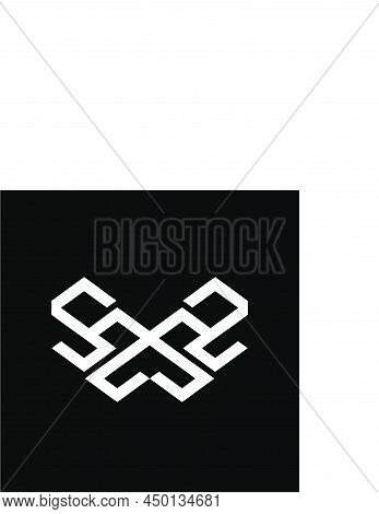 Sz, Ss, Zs, Zz, Swz, Smz, Sms, Zmz Initials Geometrical Logo And Vector Icon