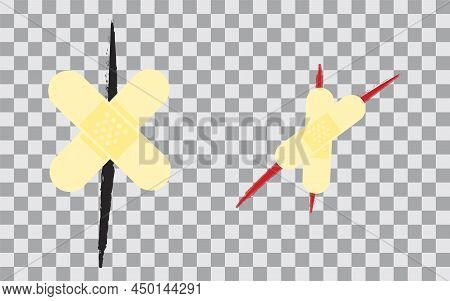 Claw Scratch Transparent Background Five Nails Trace Cat Tiger Scratches Paw Shape Black Bloody Claw