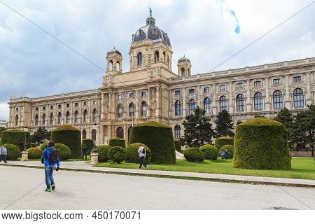 Vienna, Austria - May 16, 2019: This Is A Neo-renaissance Building Of The Natural History Museum In 