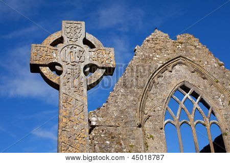 凯尔特语的石十字架