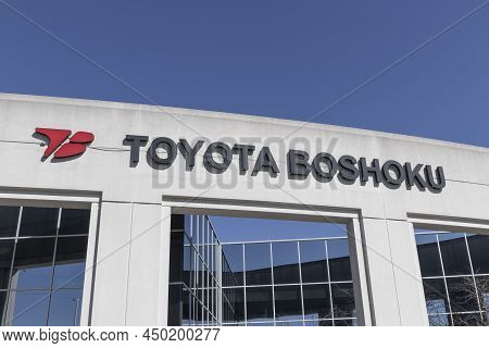 Erlanger - Circa February 2022: Toyota Boshoku Automotive Component Manufacturer. It Is A Member Of 