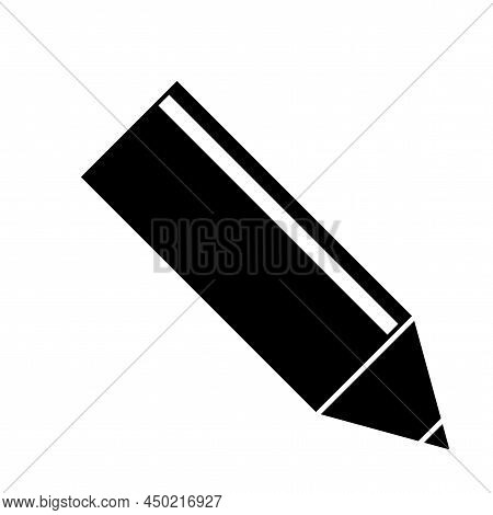 Cartoon Pencil. Hand Draw. Vector Illustration. Stock Image.