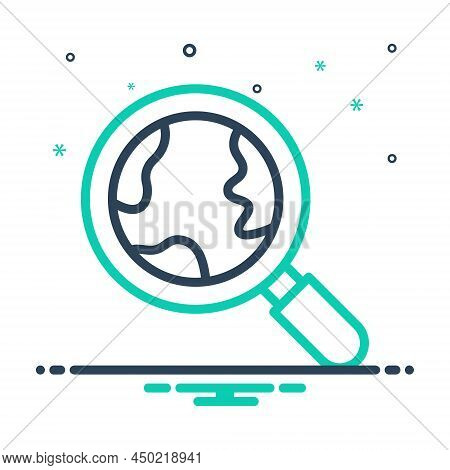 Mix Icon For Exploration Investigation Research Search Disquisition Study