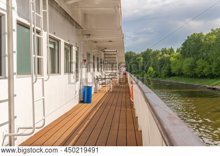 Ship Summer Travel, Leisure Transportation Vessel Young, People. Erminal Voyage, Journey Tourists Se