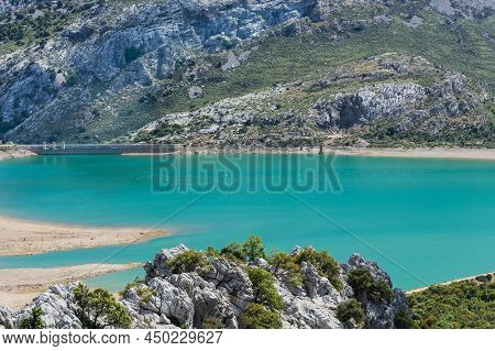 Fantastic Views Of The Embalse De Cuber In The Sierra De Tramuntana, Mallorca, Spain