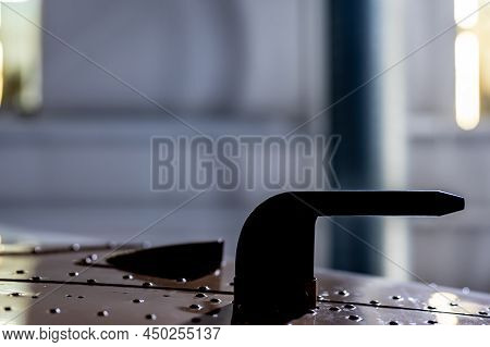 Pitot Tube On Exterior Of An Aircraft Used To Measure Airspeed Using Pressure