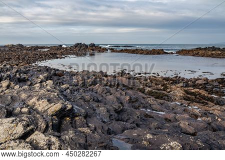 The Rocks Of Carrickfad By Portnoo At Narin Strand In County Donegal Ireland