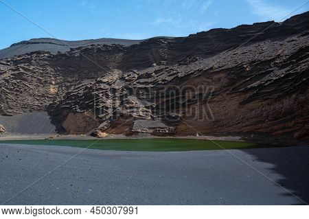 Charco Verde Beach In Lanzarote, Canary Islands In Spain