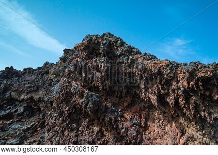 Volcanic Landscape Of Timanfaya National Park On Island Lanzarote