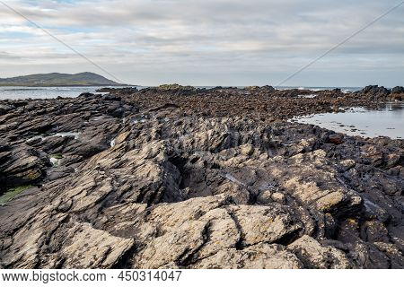 The Rocks Of Carrickfad By Portnoo At Narin Strand In County Donegal Ireland