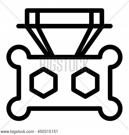 Wall Control Icon Outline Vector. Tv Mount. Vesa Bracket