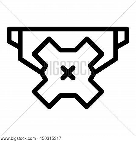 Display Mount Icon Outline Vector. Tv Wall. Vesa Bracket