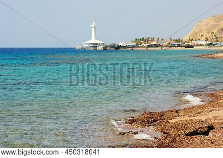 Mediterranean coast in southern Israel near the city of Ashkelon