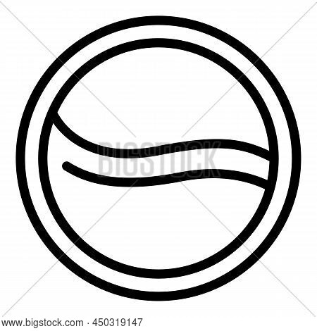 Full Eye Patch Icon Outline Vector. Face Mask. Cream Skin