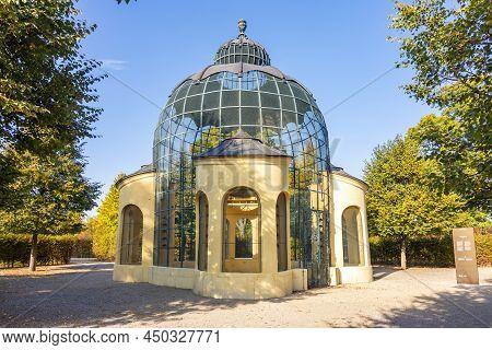 Columbary (taubenhaus) In Schonbrunn Gardens, Vienna, Austria - October 2021