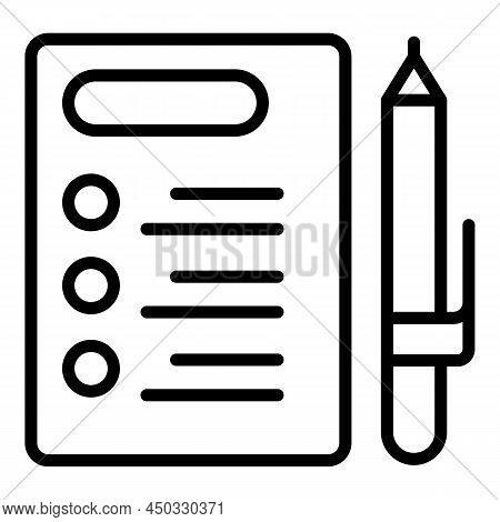 Ceremony Planner Icon Outline Vector. Wedding Event. Service Manager