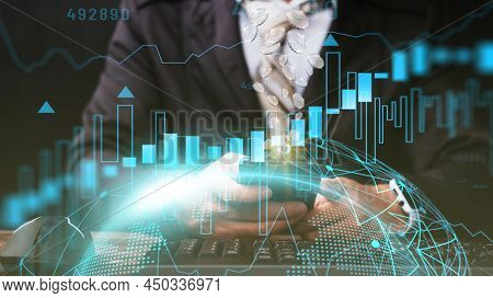 Analyze Sales Data And An Economic Graph Chart In Order To Restart Business Growth And Analysing For