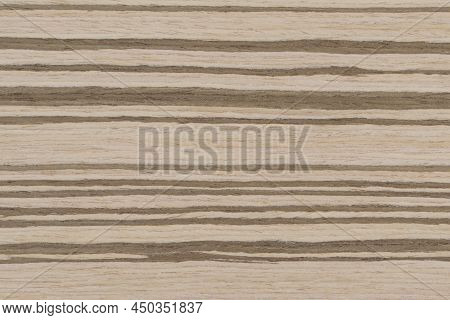 Zebrano Brown Exotic Wood Panel Texture Pattern