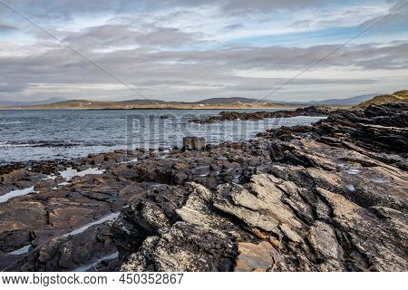 The Rocks Of Carrickfad By Portnoo At Narin Strand In County Donegal Ireland