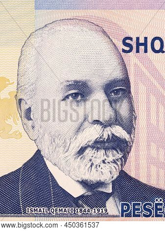 Ismail Qemali A Portrait From Albanian Money - Lek