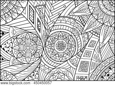 Waveabstract Line Art Wavy Flow For Background