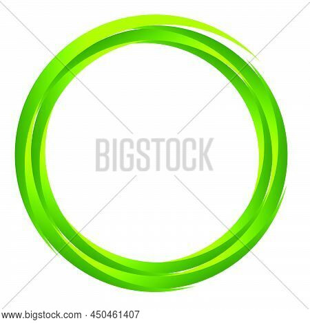 Spiral, Swirl And Twirl, Whirl Element. Whirlpool, Whirlwind Segmented Concentric Circles, Rings Des