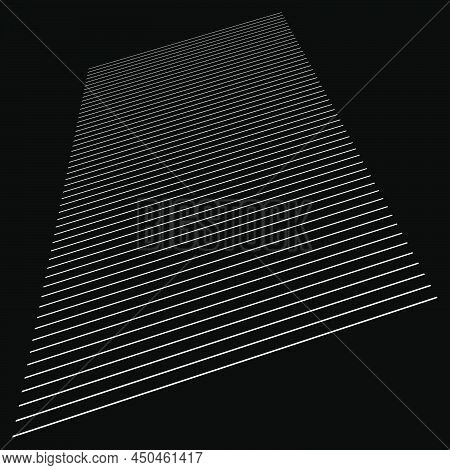 3D Lines In Perspective, Angled, Slanting, Oblique And Diagonal Lines, Stripes Vector Design Element