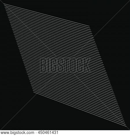 3D Lines In Perspective, Angled, Slanting, Oblique And Diagonal Lines, Stripes Vector Design Element