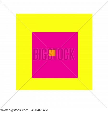 Colorful Random Squares Abstract Geometric Element