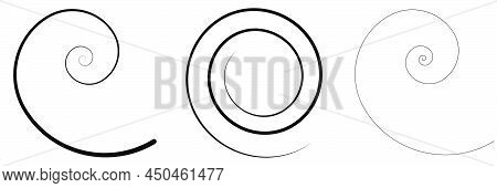 Spirals, Swirl, Twirl Design Element Vector